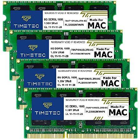 Timetec 32GB KIT(4x8GB) Apple対応 DDR3L 1600MHz iMac...