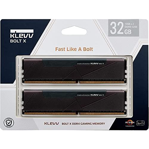 KLEVV Bolt X DDR4 32GB 3200MHz CL16 1.35V ゲーミングRAM...