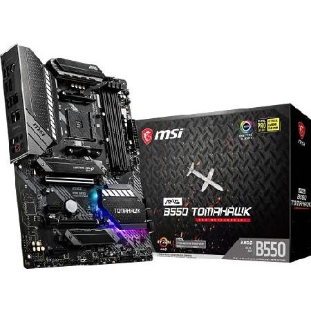 MSI MAG B550 TOMAHAWK ゲーミングマザーボード (AMD AM4, DDR4, ...