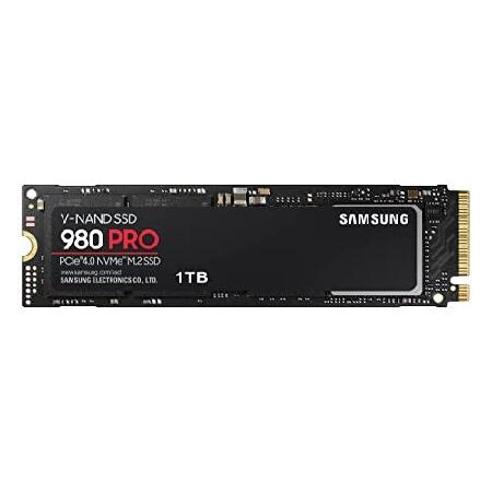 SAMSUNG 980 PRO SSD 1TB PCIe 4.0 NVMe Gen 4 M.2 内蔵...