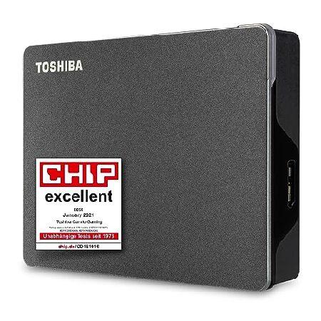 東芝 4TB Canvio Gaming - ポータブル外付けハードドライブ、USB 3.2. Ge...