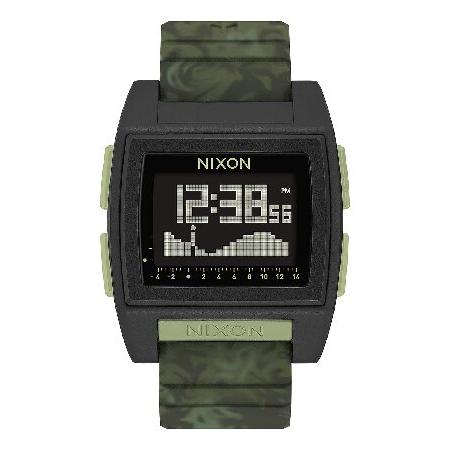 NIXON Base Tide Pro A1307 - グリーンカモ - デジタル時計 - 男女兼用...