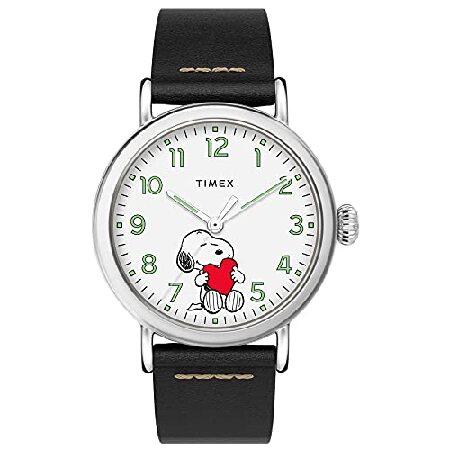 TIMEX タイメックス x ピーナッツ メンズ 40mm 腕時計 - バレンタインデー シルバート...