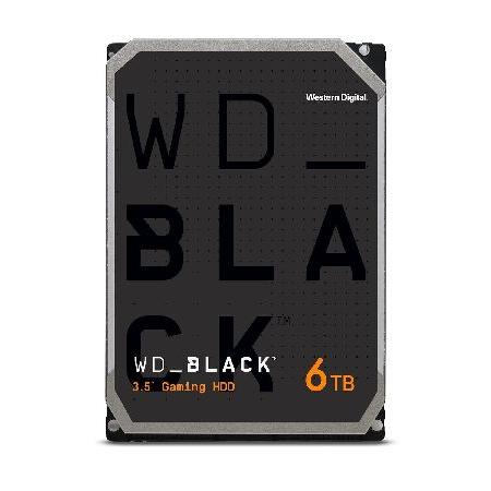 WD_BLACK 6TB ゲーミング用HDD - 7200 RPM, SATA 6 Gb/s, 12...