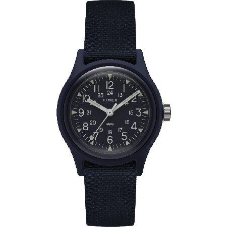 Timex レディース MK1 29mm 腕時計 - ブルーダイアル ＆ ファブリックストラップ