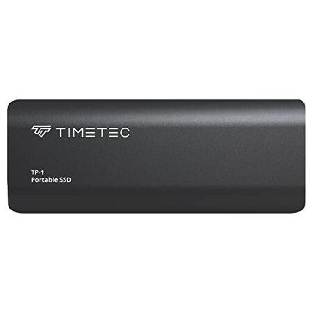 Timetec 512GBポータブル外付けSSD USB3.2 Gen2 Type C 530MB/...