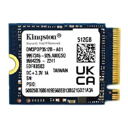 キングストン 512GB M.2 NVMe PCIe 3.0x4 SSD OM3PDP3512B-A...