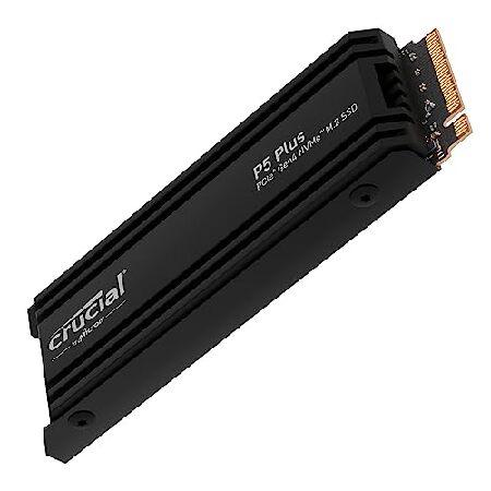 クルーシャル P5 Plus 2TB Gen4 NVMe M.2 SSD (ヒートシンク付き) - ...