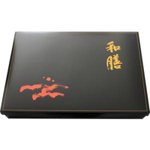 紙製二段弁当容器　70-70道参二段会席　睦月八重山セット　50セット　新品 紙製二段弁当容器 70-70道参二段会席 睦月八重山セット