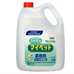 花王 かんたんマイペット 4.5L 4本入 1ケース 業務用 住居用洗剤 拭き掃除 詰め替え 大容量