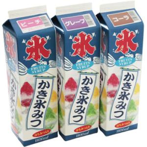 かき氷 シロップ ミツモト 氷みつ各種 1.8...の詳細画像4