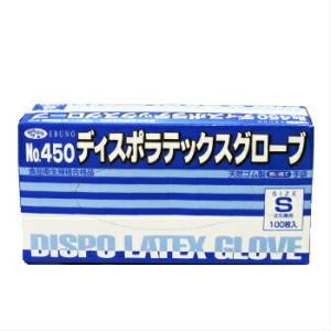 エブノ ディスポ ラテックス グローブ S M L 100枚入 食品衛生法対応 業務用 天然ゴム ゴ...
