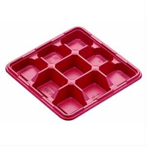 KF-80朱 T蓋セット 25入 弁当容器 テイクアウト 持ち帰り 使い捨て レンジ対応 仕切り 業...