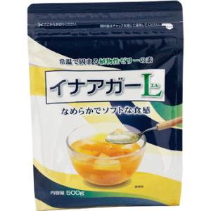 伊那食品・かんてんぱぱ イナアガーL 500g（チャック袋・寒天・介護食