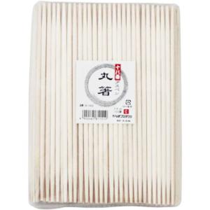 十八番 アスペン丸箸 100膳入り ポリ 割箸 わりばし 割り箸 使い捨て テイクアウト 持ち帰り ...