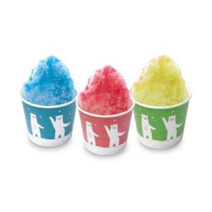 かき氷カップ 13オンスAS 氷M フラベア 50個入 発泡断熱氷カップ・フラベア 3色アソート フラッペカップ かき氷 使い捨て 業務用 海 容量 屋台 コップ 容器 器