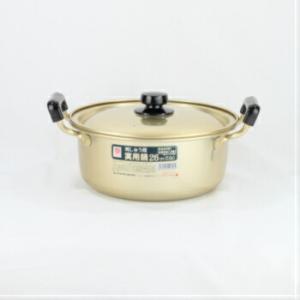 アカオアルミ しゅう酸 実用鍋 45cm 日本製 アカオ アルミ 両手鍋