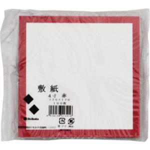 敷紙 赤 120×120 100枚 赤枠 敷き紙...の商品画像