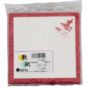 敷紙 赤スマ寿入120×120 100枚 赤枠敷...の商品画像