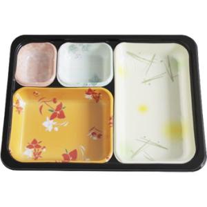 エフピコ 弁当容器 業務用 夢鼓一体型80-80中仕切セット 50個入 ゆめ