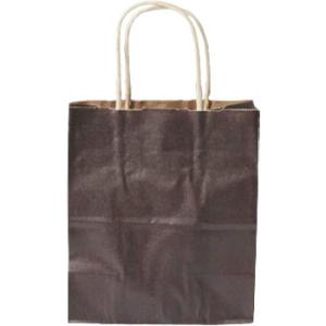 手提袋 Ｔー１ カラーカカオ 25枚入 紙袋  ラッピングバック ギフト ベルベ 業務用