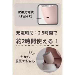 コードレス毛玉取り器 充電式 STEAMERY...の詳細画像4