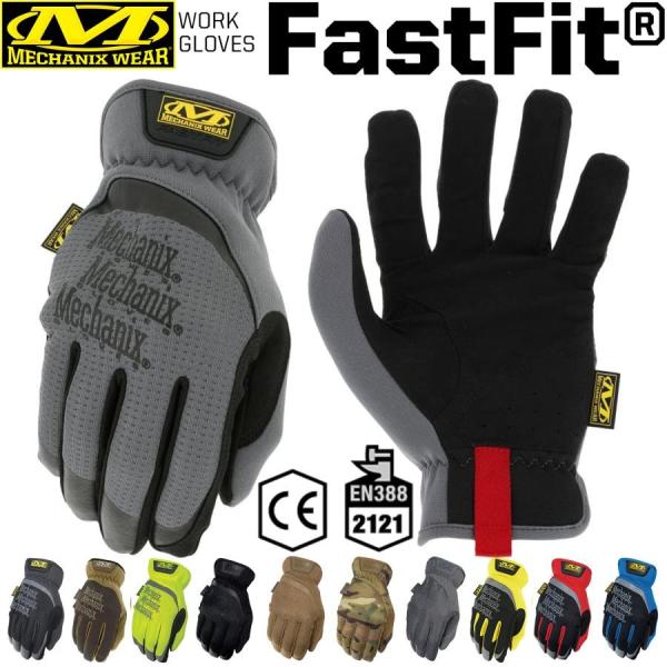 メカニクス グローブ FastFit バイク 工具 メカ 修理 改造 メカニック レース メンテナン...