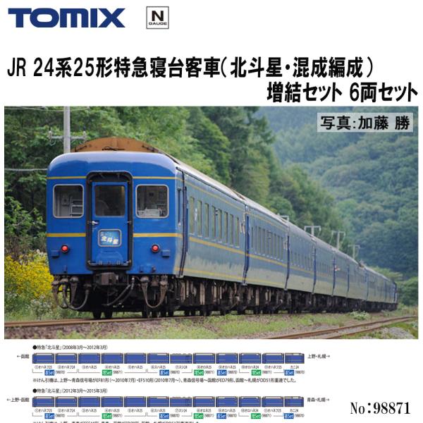 【即納在庫品 安心配送】 TOMIX 98871 JR 24系25形特急寝台客車 (北斗星・混成編成...