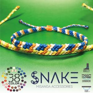 スネーク ミサンガ アンクレット 全38色 メンズ つけっぱなし オーダー 防臭 足元 サーフ かっこいい M18am 4 モダンズ工房 通販 Yahoo ショッピング