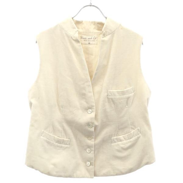Khadi and Co カディー&amp;コー ベスト  アイボリー XL IT0FI4E7HY0G
