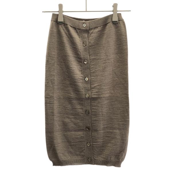 LEMAIRE ルメール BUTTONED SNOOD ボタンニットスヌード  ベージュ OS IT...
