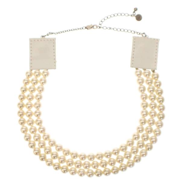 UNDER COVER アンダーカバー 2003AW paper doll ボールパールチェーン3連...