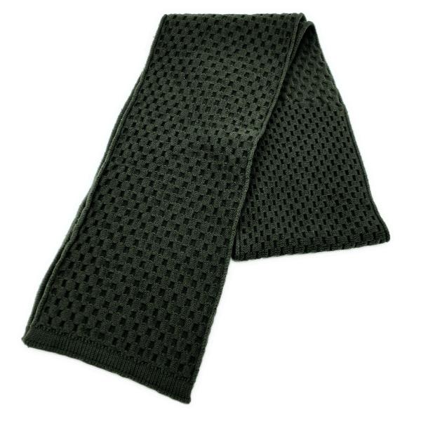 JIL SANDER ジルサンダー 16AW ブロックジャガードマフラー JSMI751042 カー...