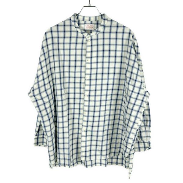 GALLEGO DESPORTES ギャレゴデスポート ラージバンドカラーシャツコットンフランネル ...