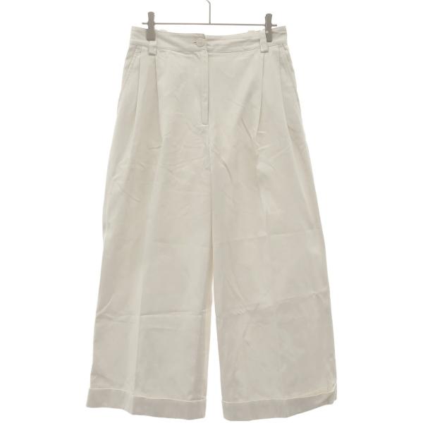 MAISON KITSUNE メゾンキツネ DOUBLE PLEATS CROPPED PANTS ...