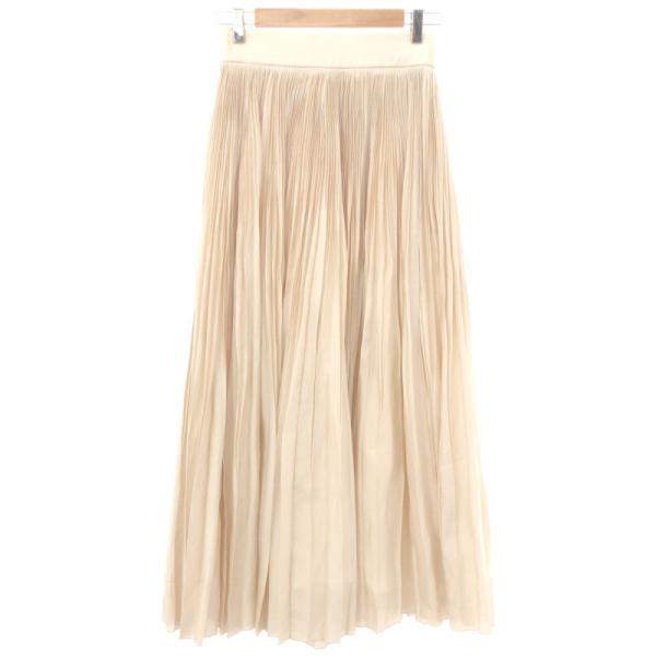 HAVEL studio ハーヴェル スタジオ SORBET プリーツスカート オフホワイト系 36...