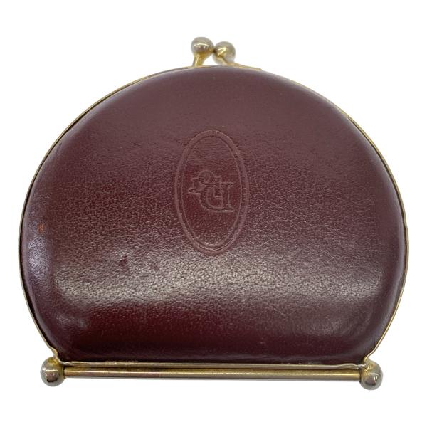Christian Dior クリスチャンディオール ヴィンテージ ガマ口コインケース  バーガンデ...
