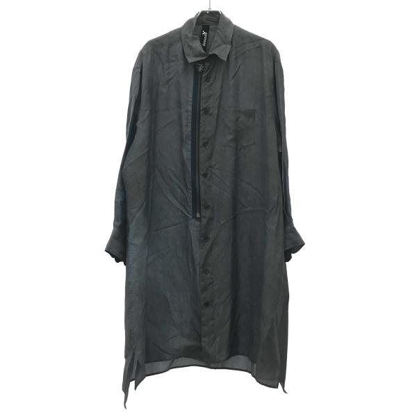 Ground Y グラウンド ワイ 24AW INK DYED STRIPE CUPRO RAYON...