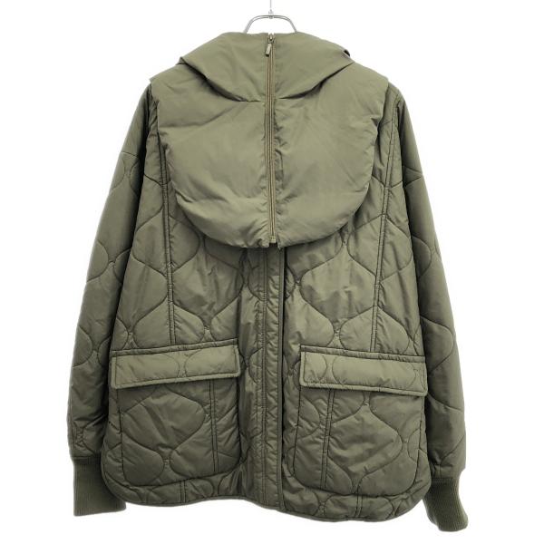 CALUX キャラクス リバーシブルパテッドブルゾン CA22-DEU32 カーキ F IT2IQL...