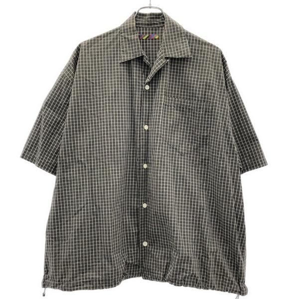 is-ness イズネス BALLOON WIDE SHIRTバルーンワイド ショートスリーブシャツ...