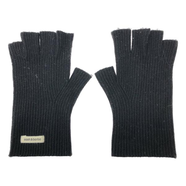 cash&amp;barba キャッシュ&amp;バルバ キャッシュベイビー オープンフィンガーグローブ  ブラック...