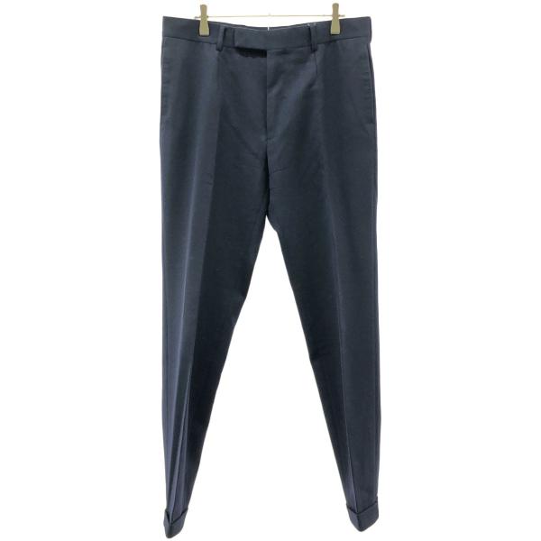 dunhill ダンヒル ウールスラックスパンツ 422D48 7544D1 ネイビー 50 IT4...