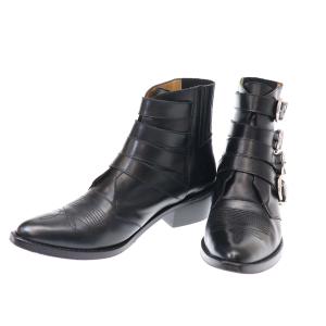 MAISON EUREKA メゾンエウレカ 20AW SQU-TOE RETRO PUMP VER.2  