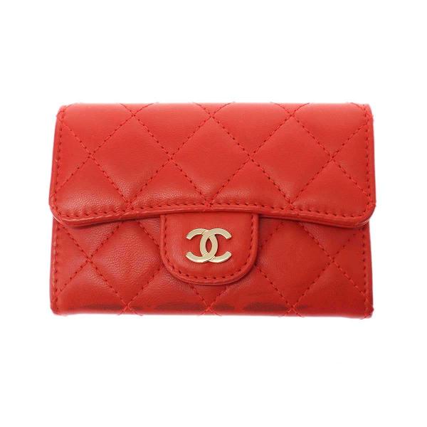 CHANEL シャネル 2018 Card Case ココマーク クラシックフラップ カードケース ...
