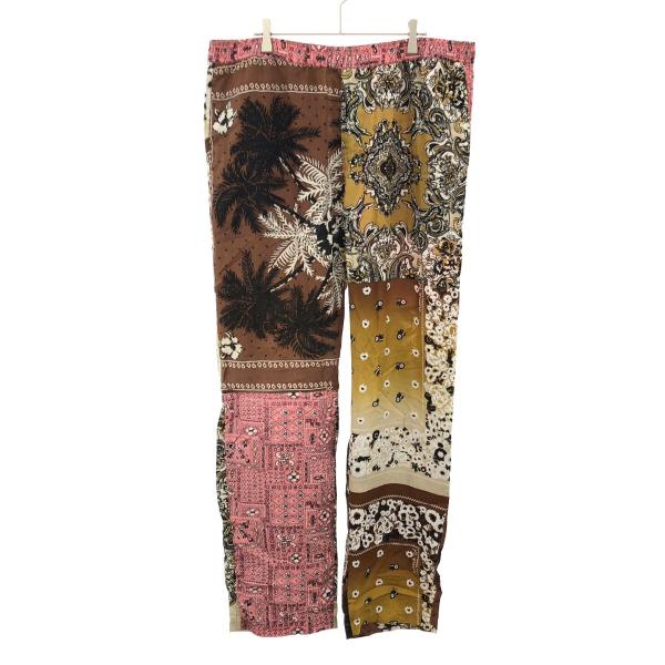 NOMA t.d. ノーマティーディー パッチワークバンダナプリントパンツ N37-PT01 マルチ...