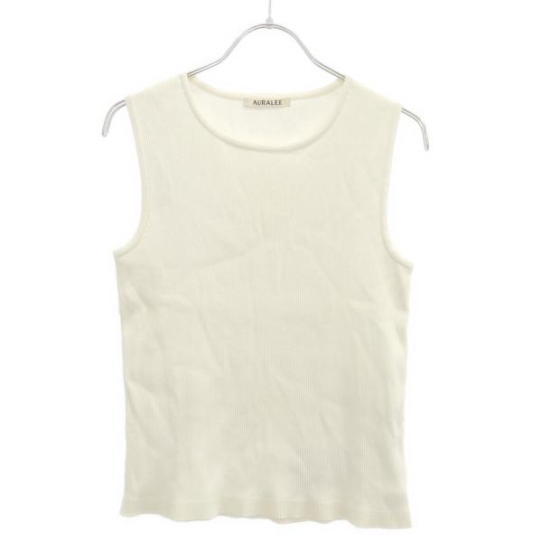 AURALEE オーラリー 19SS HIGHGAUGE RIBKNIT SLEEVELESS ノー...