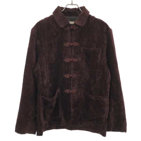 INSCRIRE アンスクリア 24AW Velvet kung fu shirt ベルベット カン...