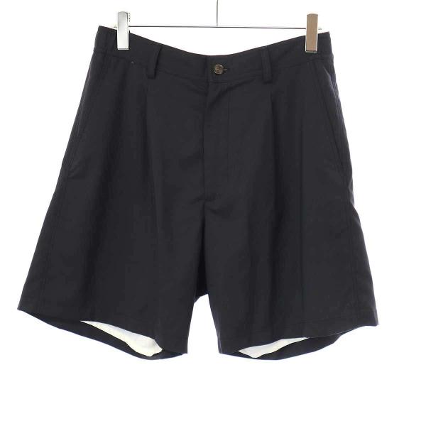 SEVEN BY SEVEN セブンバイセブン 1タック ウールワイドショーツ 800-414006...