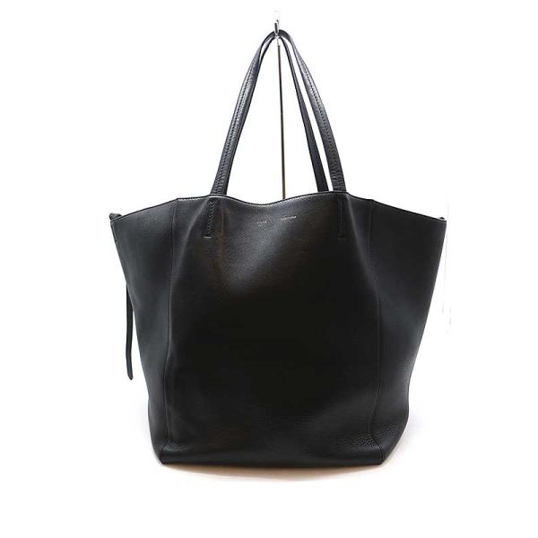 CELINE セリーヌ カバ ファントム レザートートバッグ ブラック   IT6MXI5C0CIS