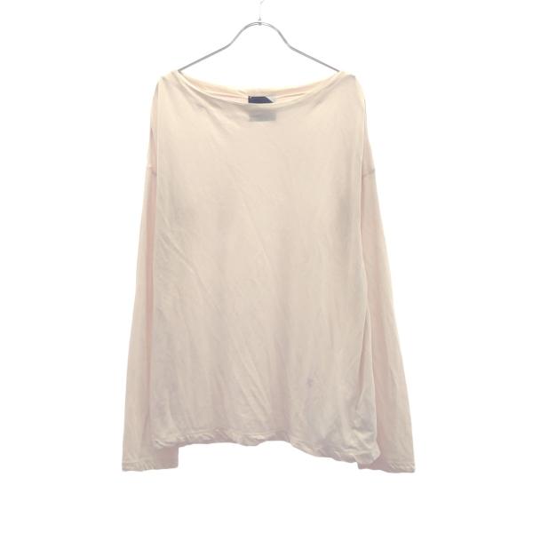 ATON エイトン ワイドネック ロングスリーブTシャツ 6766654 ピンク 02 IT6Z2G...